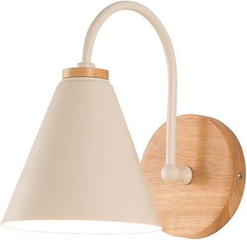 Miniatura 1 de DOITOOL Lámpara de pared LED 1pc lámpara de pared base de hierro blanco montaje en pared de vidrio lámpara interior