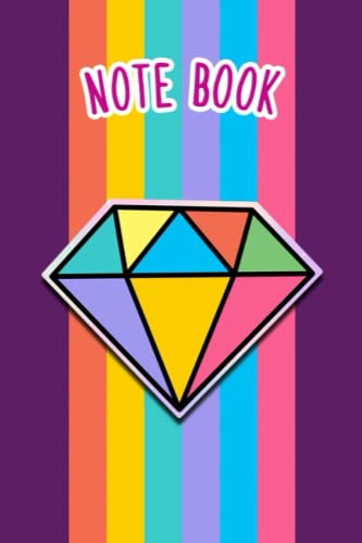 Rainbow Diamon: Lined,Notebook,Journal, Diary for Rainbow Diamon Lovers Gift