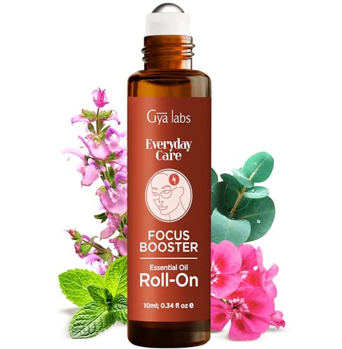 Gya Labs Focus Booster Essential Oil Roll on - Supports
