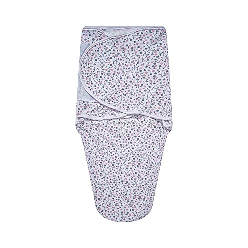 Baby Swaddle Blanket, Gelisite Neutral Swaddle Wrap for Baby, Easy Adjustable Soft Cotton Infant Sleep Sack, Baby Swaddles 0-3 Months (Flower)