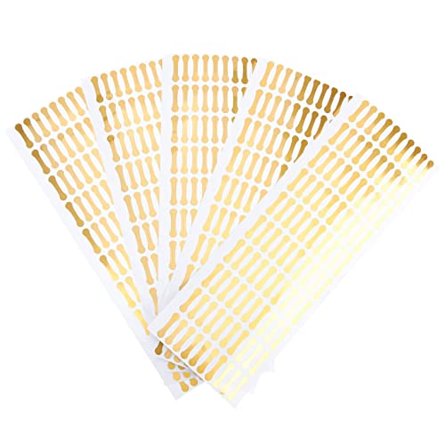 DOITOOL 500pcs Food Stickers Tamper Evident Labels for Jars Cosmetics Handmade Goods Tamper Seal Adhesive Security Seals Easy Peel