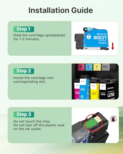 Image of LC506 Ink Cartridges Replacement for Brother LC506 Ink Cartridges LC506XL