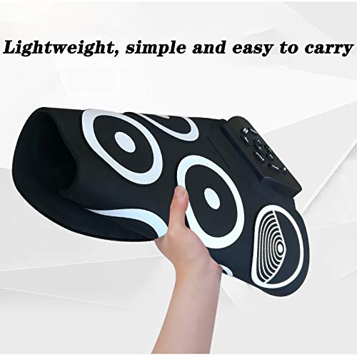 Elektronisch Drumstel Draagbare elektronische kantoor Draagbare Elektronische Drum Set met Beginner Kinderen Pedaal… - Image 8