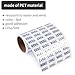 Skweawert 7001-8000 Consecutive Number Inventory Stickers Self Adhesive Waterproof Labels Office Warehouse Numbering Classification Black Printing on Silver Sticker 0.79 x 0.38 Inch