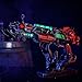 Ray Gun Mark 2 LED lights Replica CoD Zombies Prop Cosplay Collectable (Just the Ray Gun M2 (No Stand))