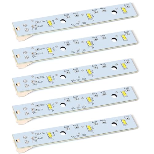 Upgrad WR55X26671 Refrigerators LED Light Board for GE Refrigerator(5 Pcs)