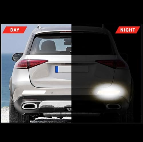 Image of WALLMATE Reflective Strip Sticker Self-Adhesive Night Visibility Warning Tape Waterproof Safety Reflector for Car, Bikes,Truck And Other Vihicle (Silver strip, 0.5 In x 45 Mtr (1771 in) (PCK OF 2))