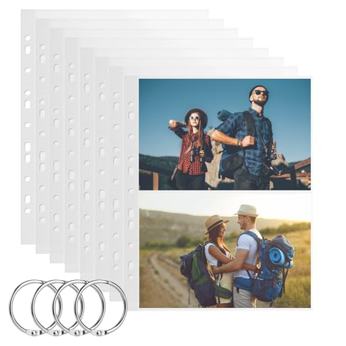 40 Stück Fotohüllen DIN A4, Fotosichthüllen Transparente, A...