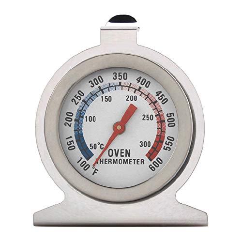 NICEJW BBQ Grill Herd Backofenthermometer, Temperaturanzeige Küchenbackwerkzeug Zum Kochen In Der Küche Silber Cover