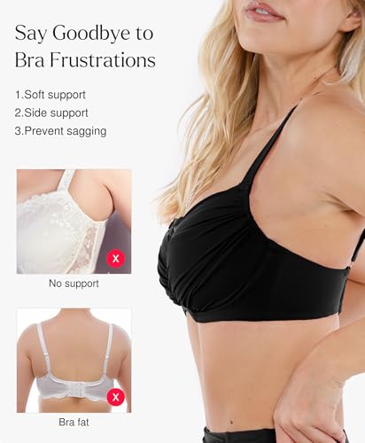 Popilush Bikini Tops for Women - Underwire Swimsuits Push Up Shapewear Ruched Bikinis Swimsuit Tops 2025 Bathing Suit4