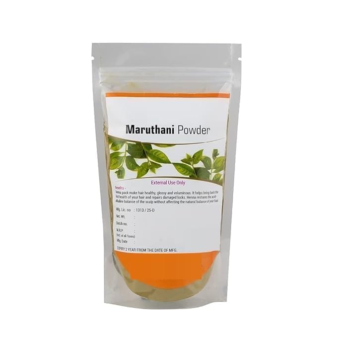 VS Maruthani Powder for Hair Natural Herbal Henna Powder for Hair Coloring Conditioning Traditional Hair Care 200 g