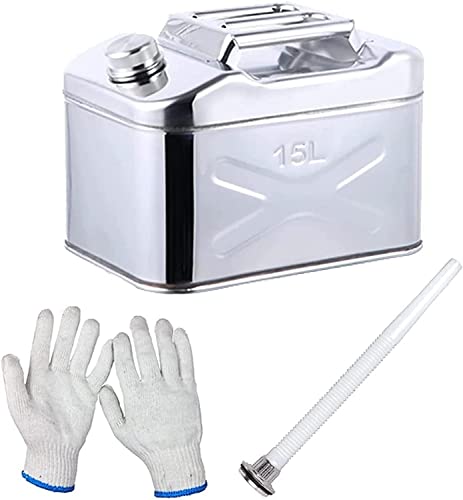 Bidon d'essence en métal 15L pour transport de carburant diesel