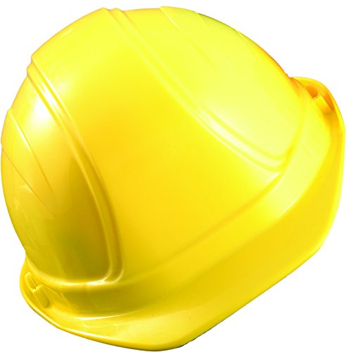 Occunomix V100-09 Regular Brim Hard Hat with Squeeze Lock Suspension, Yellow