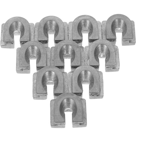 LAPYAPPE Accesorios para Recortadora, 10 Manguitos de Ojal de Aleación para Cabezal de Corte de Hilo, Repuestos para Cortabordes en Jardinería y Trabajos al Aire Libre