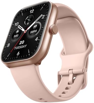 Bettdow SmartWatch, relogio smartwatch com 1.91" Ecrã tátil e Alexa, à prova d'água IP68, relogio feminino e masculino com 100+ Modos Esportivos Faz e Recebe Ligações(ouro)