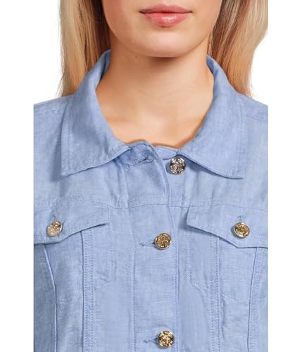 Lilly Pulitzer Women's Seaspray Linen Jacket4