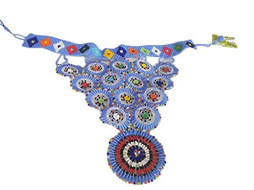 AfricanExclusivesHomemade Zulu Authentic African Multi Disk Necklace Ethnic