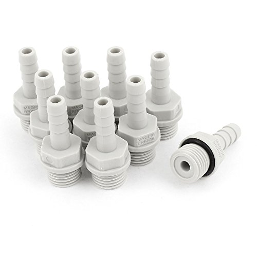 10 pezzi 1/4 BSP maschio filettatura raccordo a 6