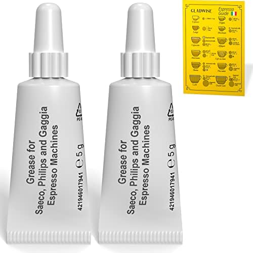 Espresso Machine Grease 2 PACK - Coffee oil 5g Tube for all Saeco, Phillips and Gaggia Expresso Machines. HD8869 Maintenance Kit for Cleaning and Lubricant - Thumbnail 5