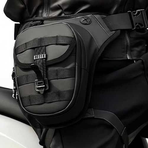 Durable motorcycle thigh bag resistente al agua con compartimentos de ruta 6