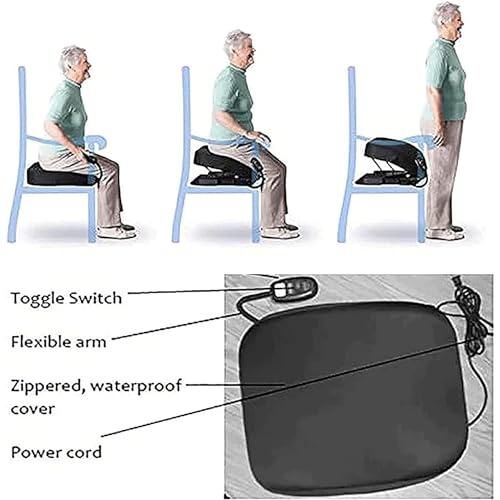 Genérico Colzón de Asistencia de Asiento eléctrico: elevación de energía portátil para Ancianos y discapacitados, se Adapta a la mayoría de los sillones y sofás, Ayuda fácil para Uso en el hogar