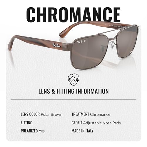 Ray-Ban RB3751CH CHROMANCE Square-Round Shaped Sunglasses for Men & Women with Official RAYBAN Eyewear Kit4