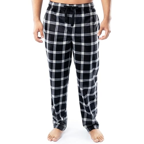 IZOD mens Micro Sueded Fleece Sleep Pajama Pant
