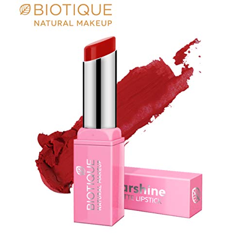 Image of Biotique Natural Makeup Starshine Matte Lipstick, Liberal Red