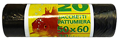 SACCHI 50x60 NERI 20 PZ.PERPAN PLAST