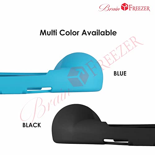 Image of Brain Freezer Protective Clear Cover with TPU Grip Compatible with Nintendo New Switch OLED 7 Inch Console and Joy-Con Controller (2021), Blue (Device not Included)