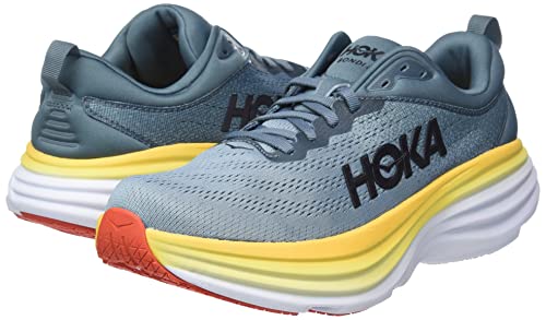 HOKA ONE ONE BOND 8 グレー 26.5 cm HOKA BONDI 8 Sharkskin / Harbor Mist（ホカ ボンダイ 8-グレー