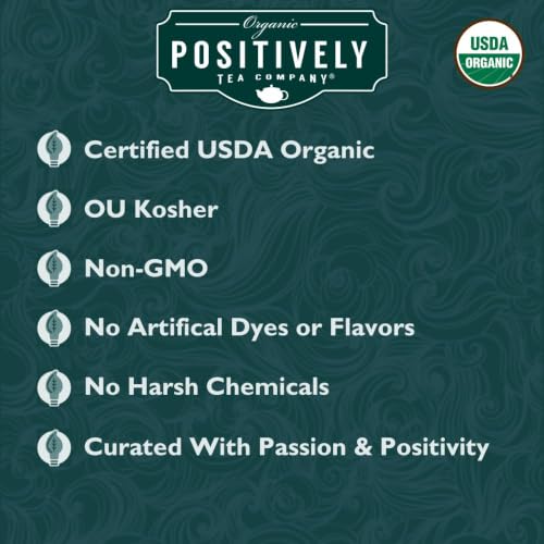 Image of Positively Tea, Organic Passion Berry Punch, 100 Ct Tea Bag Value Pack