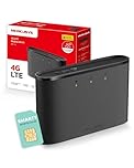 MERCUSYS MT110 Mifi with Free SIM card, 4G router, Travel Mobile Wifi Hotspot, Connects Up to 10 Devices, Rechargeable 2200mAh Battery for 10 hours, Portable Router with Sim Slot, Easy Management