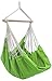 AMANKA XXL Silla Colgante para Sentarse 2 Personas 185x130cm Gira 360° Verde Limón