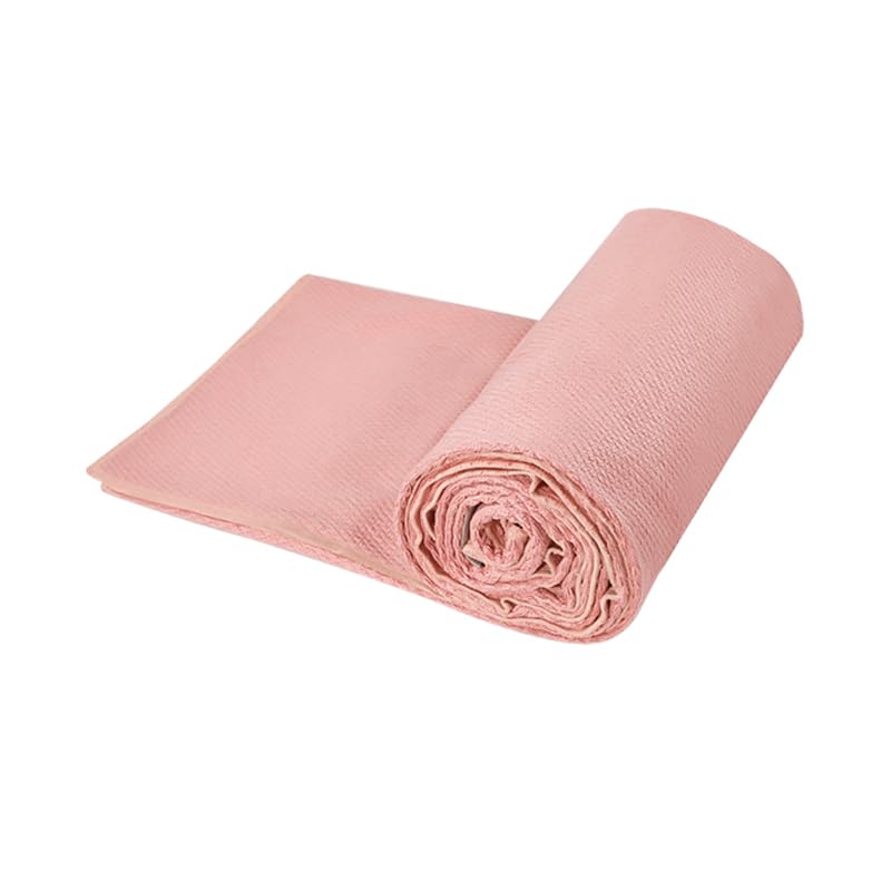 Yoga Mat Towel Non-Slip for Hot Yoga - Sweat Absorbent & Non Slip Yoga Mat Towel with Rectangle Corner Pockets, Ideal Towel Fit for Hot Yoga, Pilates, Bikram - 72"x26" Size