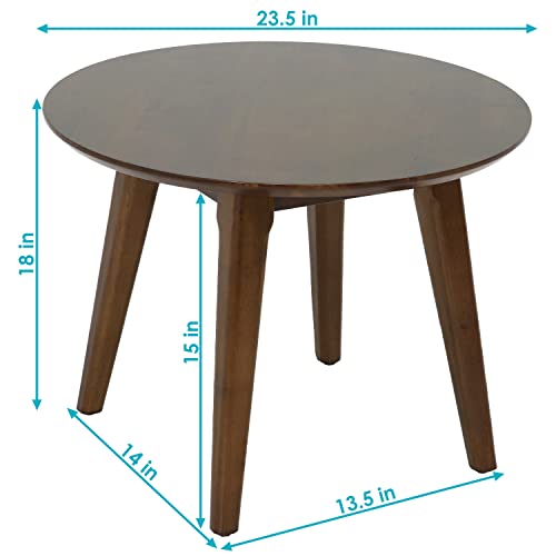 Sunnydaze-Small-Round-Coffee-Table-Cosmo-Modern-Wooden-Table-for-The-Living-Room-Solid-Rubberwood-Coffee-Table-Dark-Walnut-235-Inch-Diameter