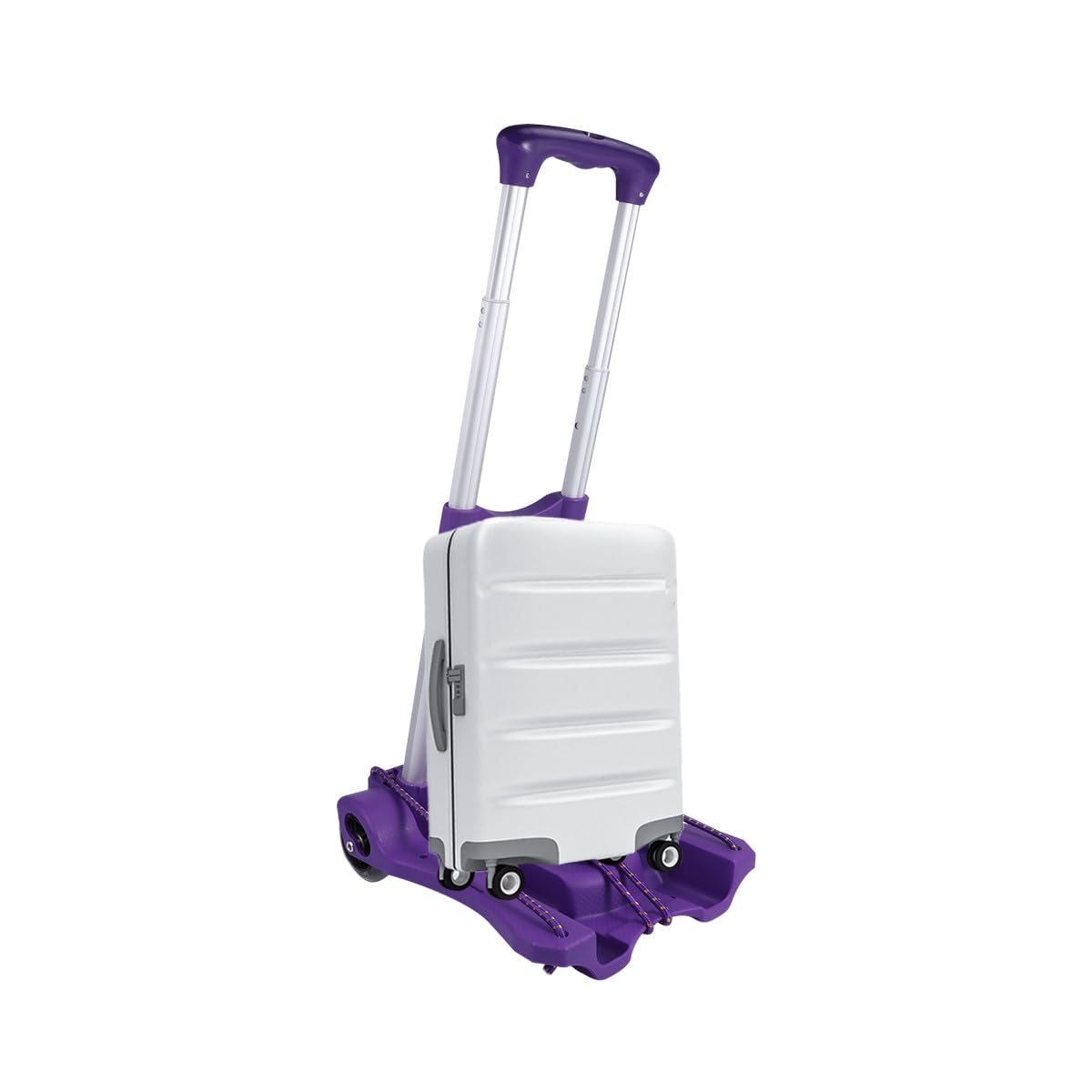 Carrito de la compra plegable de aluminio ligero y resistente para alimentos