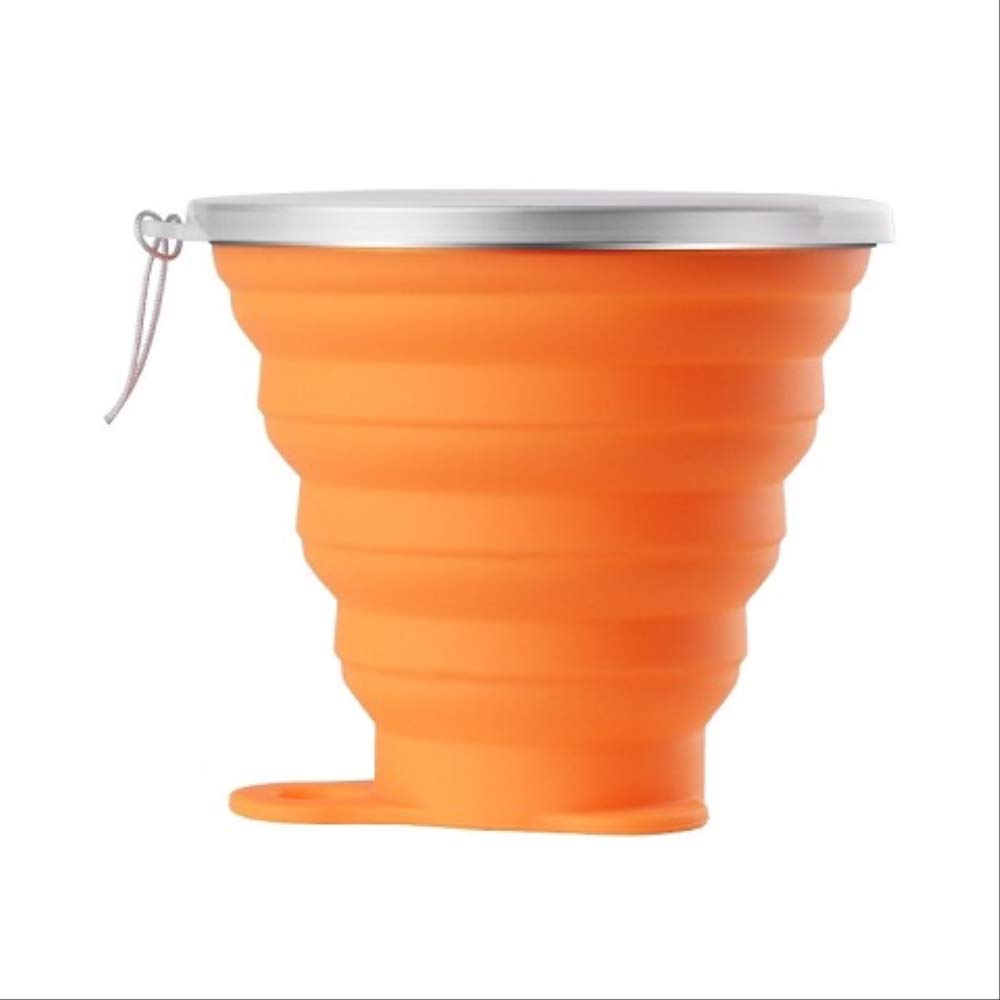 NHGF Outdoor Silicone Folding Water Cup Travel Sport Portable Slim Mini