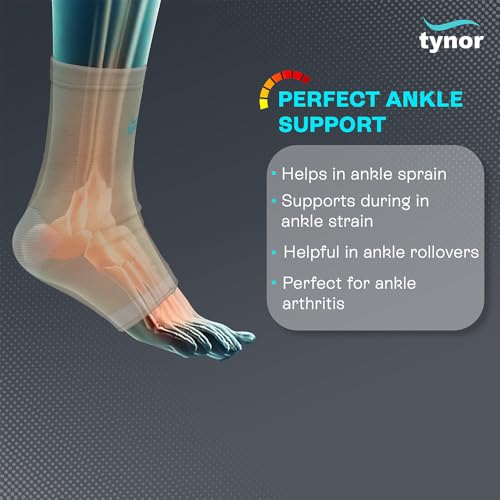Image of TYNOR Anklet, Beige, Small, 1 Pair