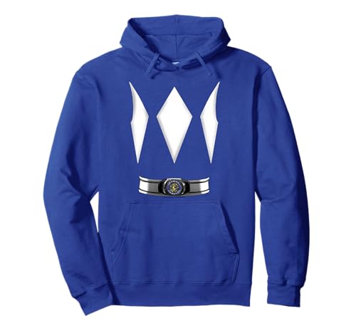 Power Rangers Halloween Blue Ranger Costume Pullover Hoodie