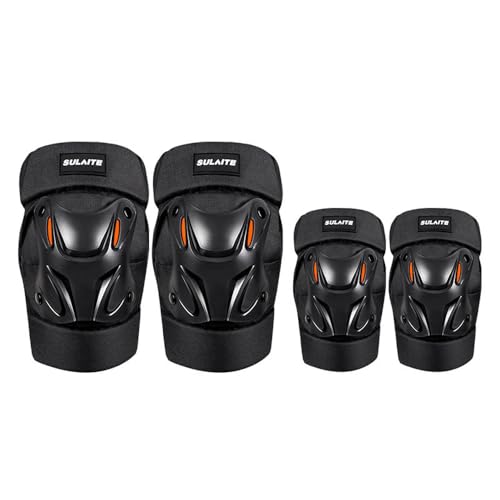 Protections motocross anti-chute BaronHong coques renforcées genoux et coudes vtt