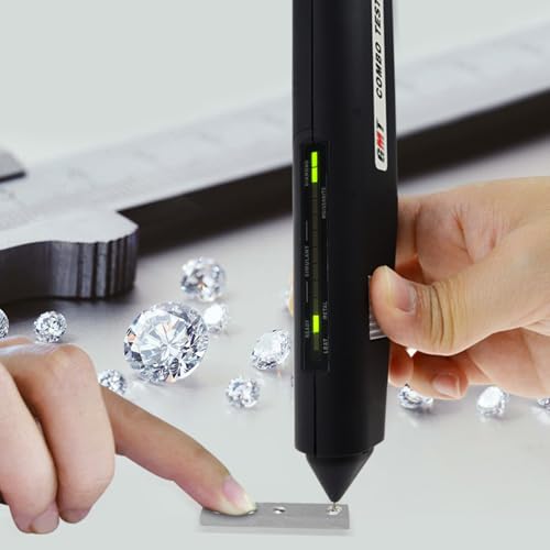 Image of Diamond Tester Jewelry Gem Stone Tester Kit - Professional 2-in-1 Tester for Diamonds, Moissanite, Metals, and Gemstones