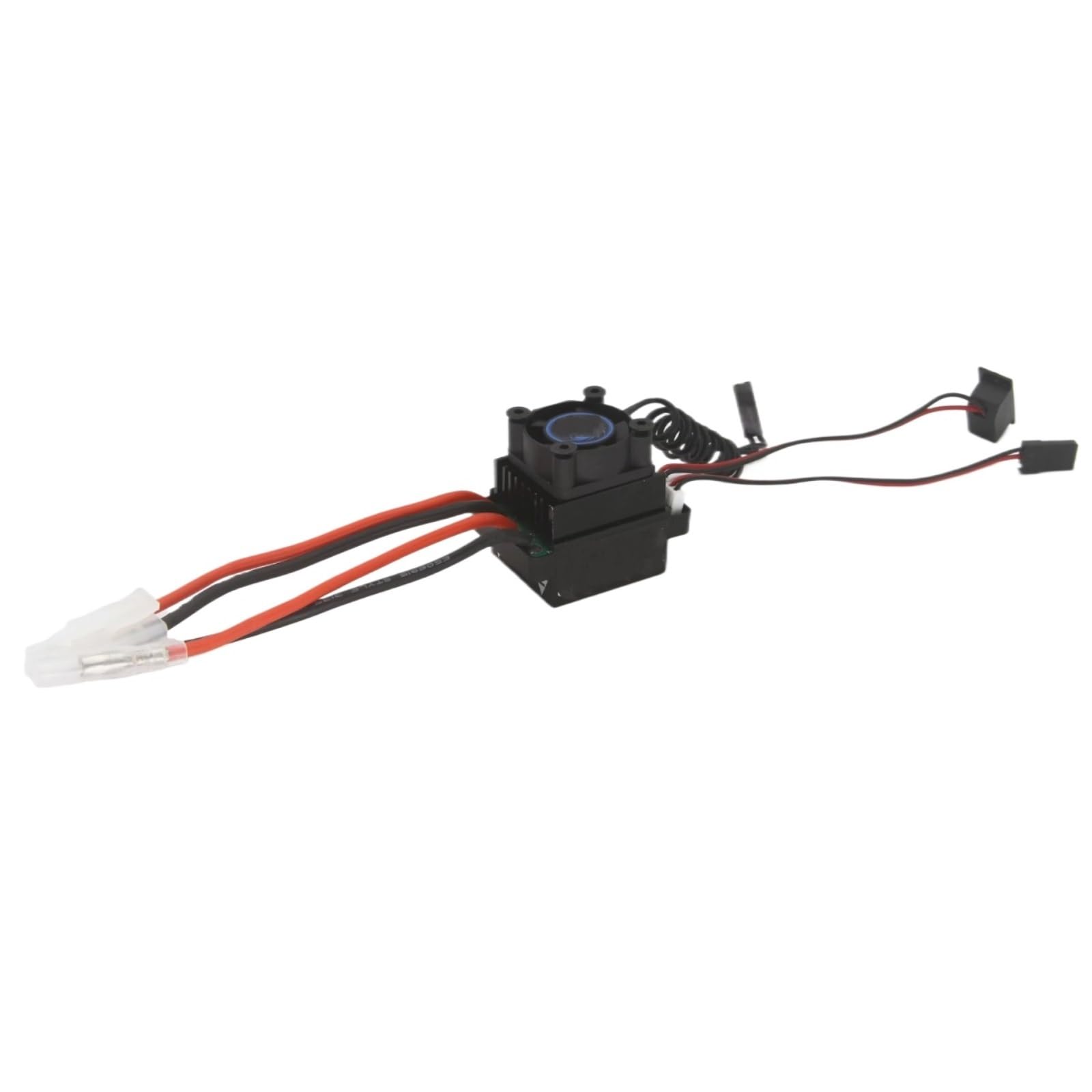 Controlador Rc Para TRX4 Para Axial 1/10 Para Coche Teledirigido Con Motor De 320A Resistente Al Agua 5V/2A BEC 60A ESC Cepillado Controlador Velocidad Electrónico XT60 Accesorios 2-3S(T Plug)