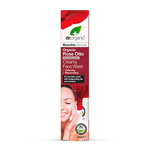Dr. Organic Detergente Viso Cremoso alla Rosa