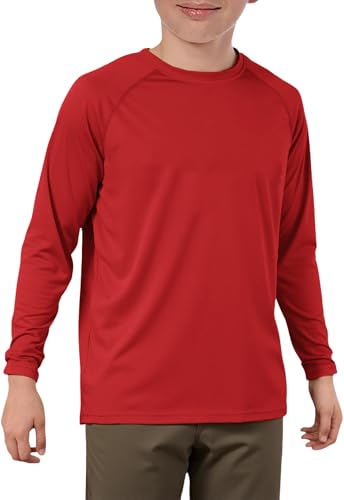 Youper 2er-Pack Performance Shirts Für Kids – UPF 50+ Dry Fit Langarm, Atmungsaktiv & UV-Schutz