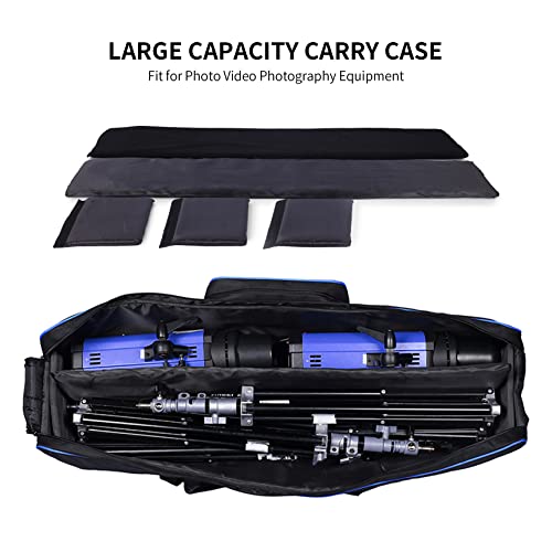Selens Large Photography Equipment Bag Carrying Zipper Case 41X9.8X11.4 Inch With Strap For Photo Studio Tripod Light Stand Umbrella Camera Accessories Kit #TOP1
