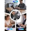 LAMA Foldable Bluetooth Keyboard with Trackpad, Wireless Portable Ultra-Slim Foldable Keyboard for iPad Tablet Smartphone iOS Android Windows PC, Grey