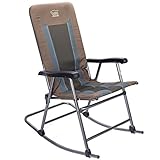 Timber Ridge Rocking Chair camping Folding Padded Heavy Duty supports 300lbs Patio , Lawn, Outdoor