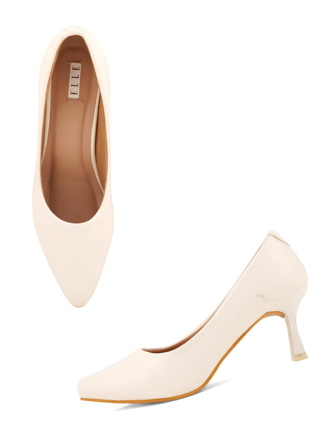 Women's Solid Stiletto Heel Slip-On Pumps-image-44
