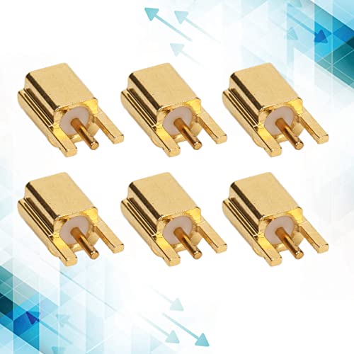 Conectores MMCX hembra, juego 10 piezas oro OFC miniatura 7